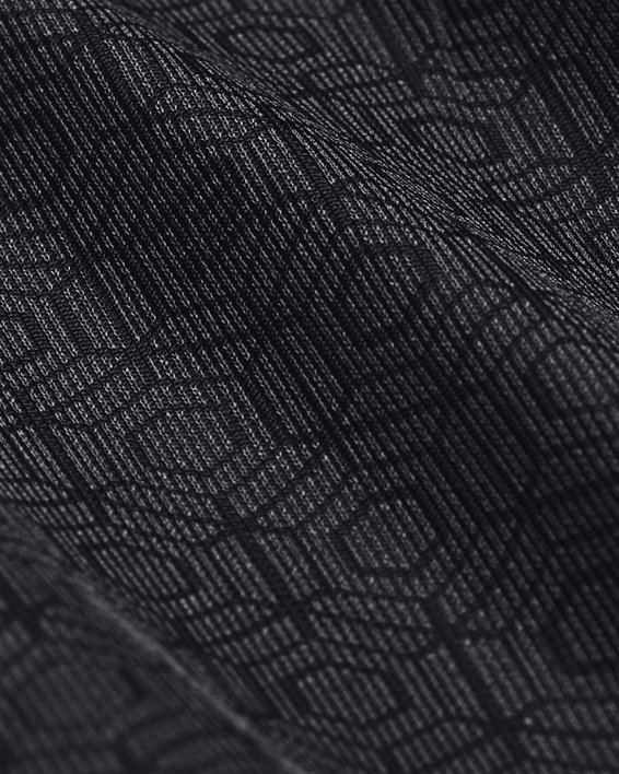 Men's UA RUSH™ Woven Full-Zip, Black, pdpMainDesktop image number 4
